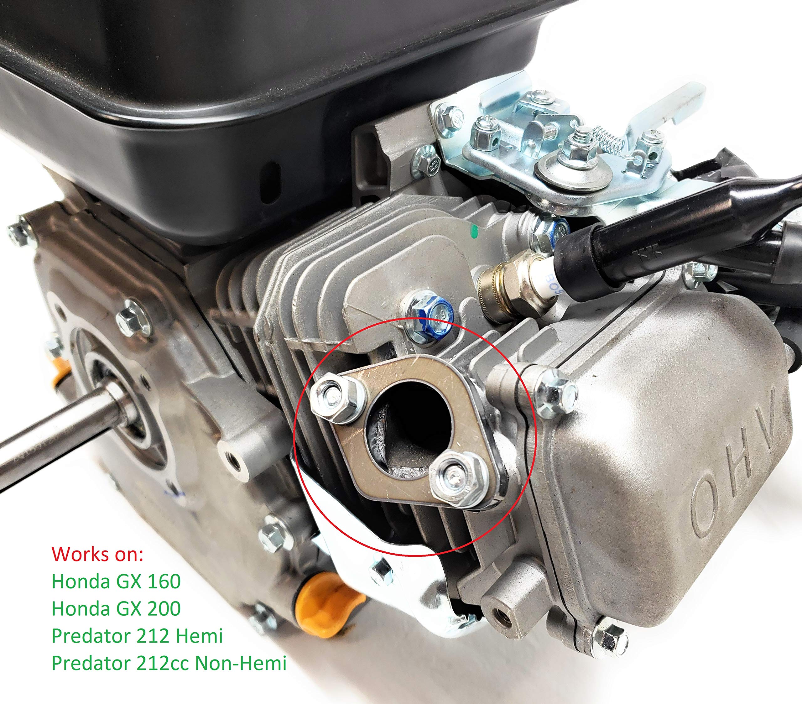 Amazon.com: Exhaust Flange for: Predator 212cc, GX160, GX200