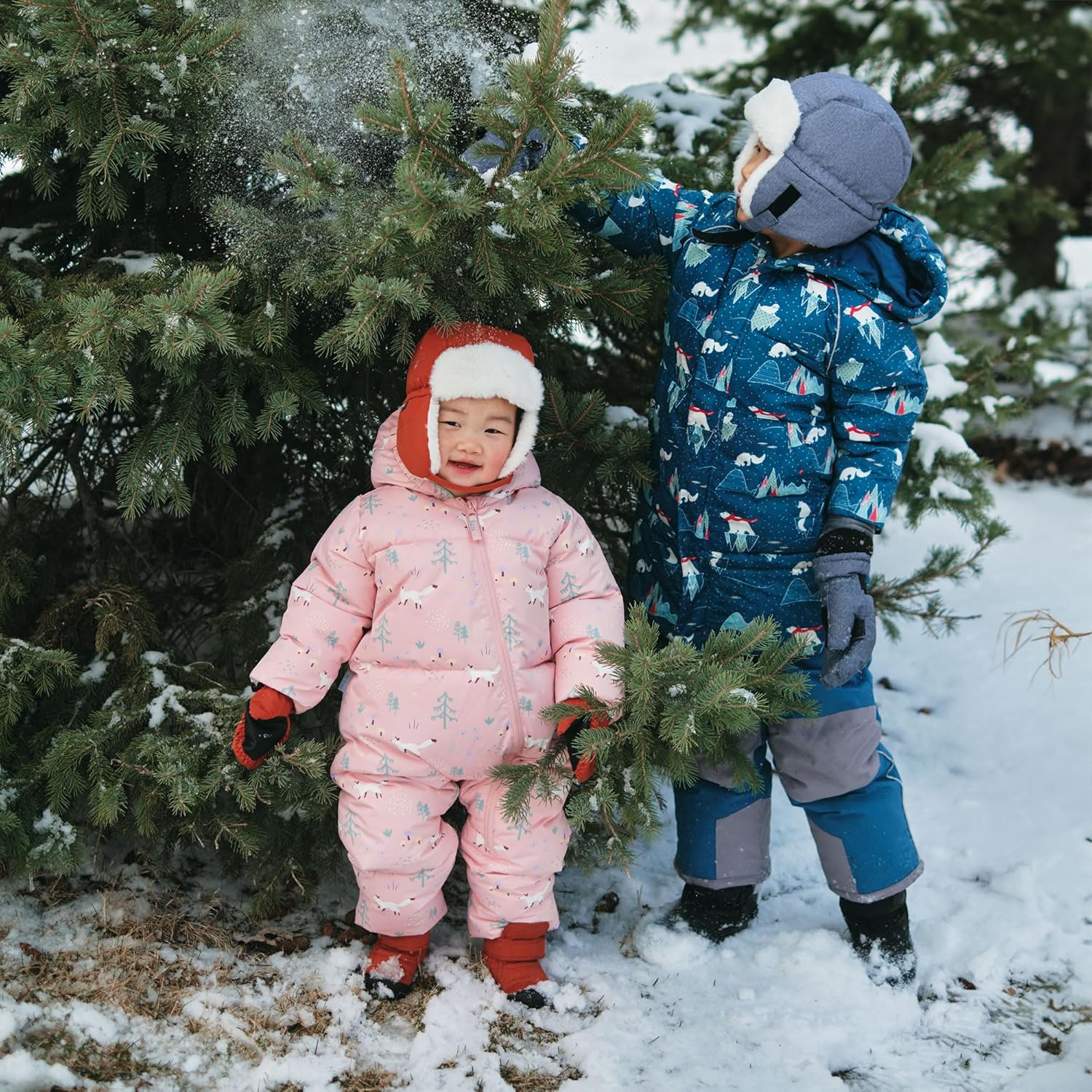 JAN & JUL Water-resistant Toasty-Dry Puffy Suit for Babies and Toddlers