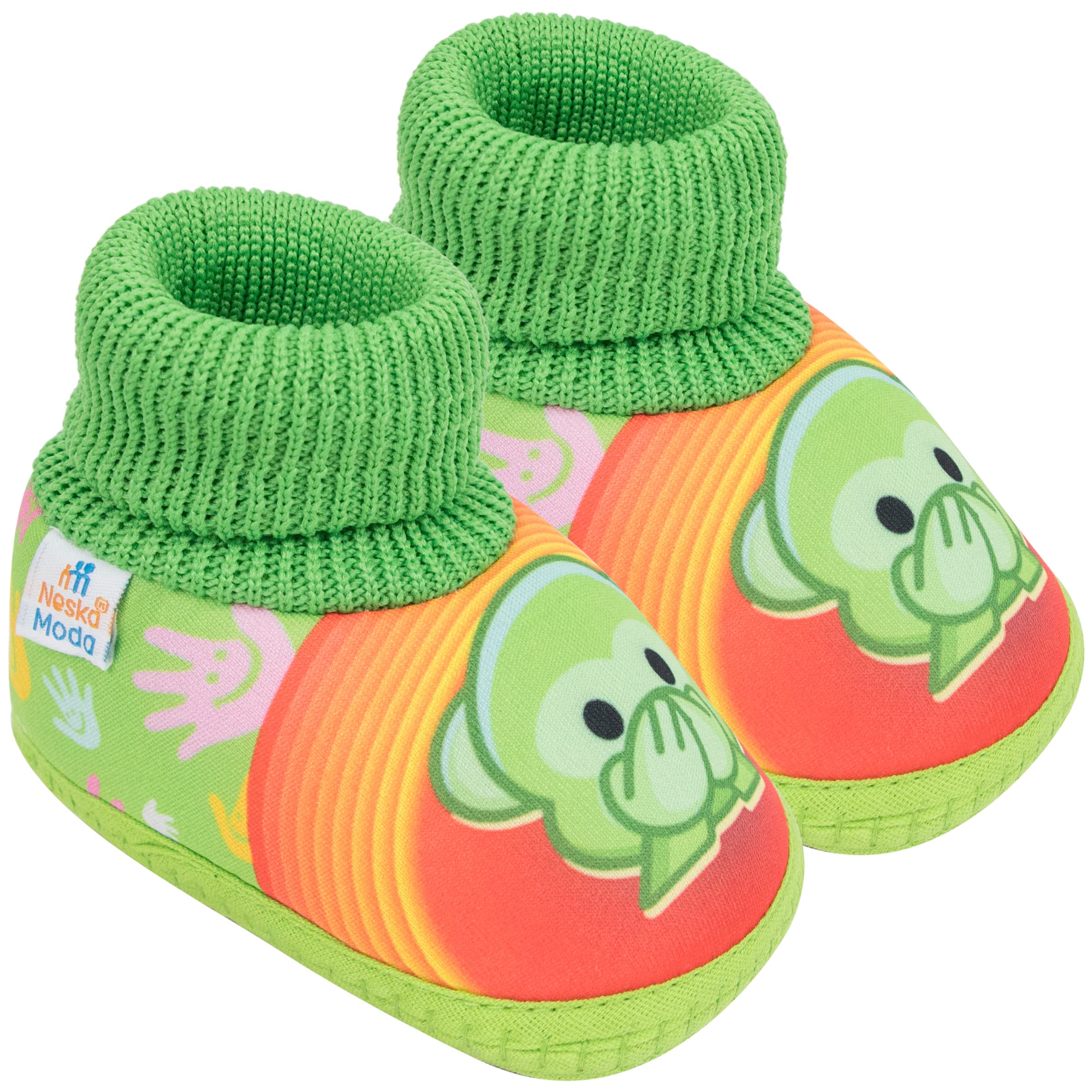 Neska Moda 6 to 12 Months Baby Boys & Girls Cotton Slip On Animal Printed Baby Booties (Green) -BT1036 (B09MN4SG52) Amazon Price History, Amazon Price Tracker