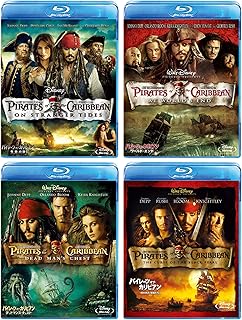 パイレーツ・オブ・カリビアン 生命の泉 / ワールド・エンド / デッドマンズ・チェスト / 呪われた海賊たち 4本セット(期間限定) [Blu-ray]