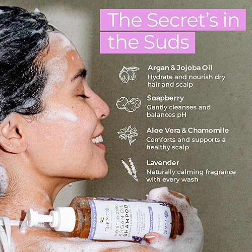 Miniatura 9 de Tree To Tub Champú de menta para cabello graso y cuero cabelludo sensible champú aclarante suave para la acumulación de cabello sin sulfatos y