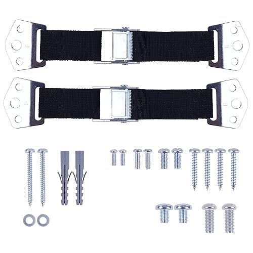 CUTESAFETY - Juego de 2 correas de seguridad antipunta para aparador armario estantes