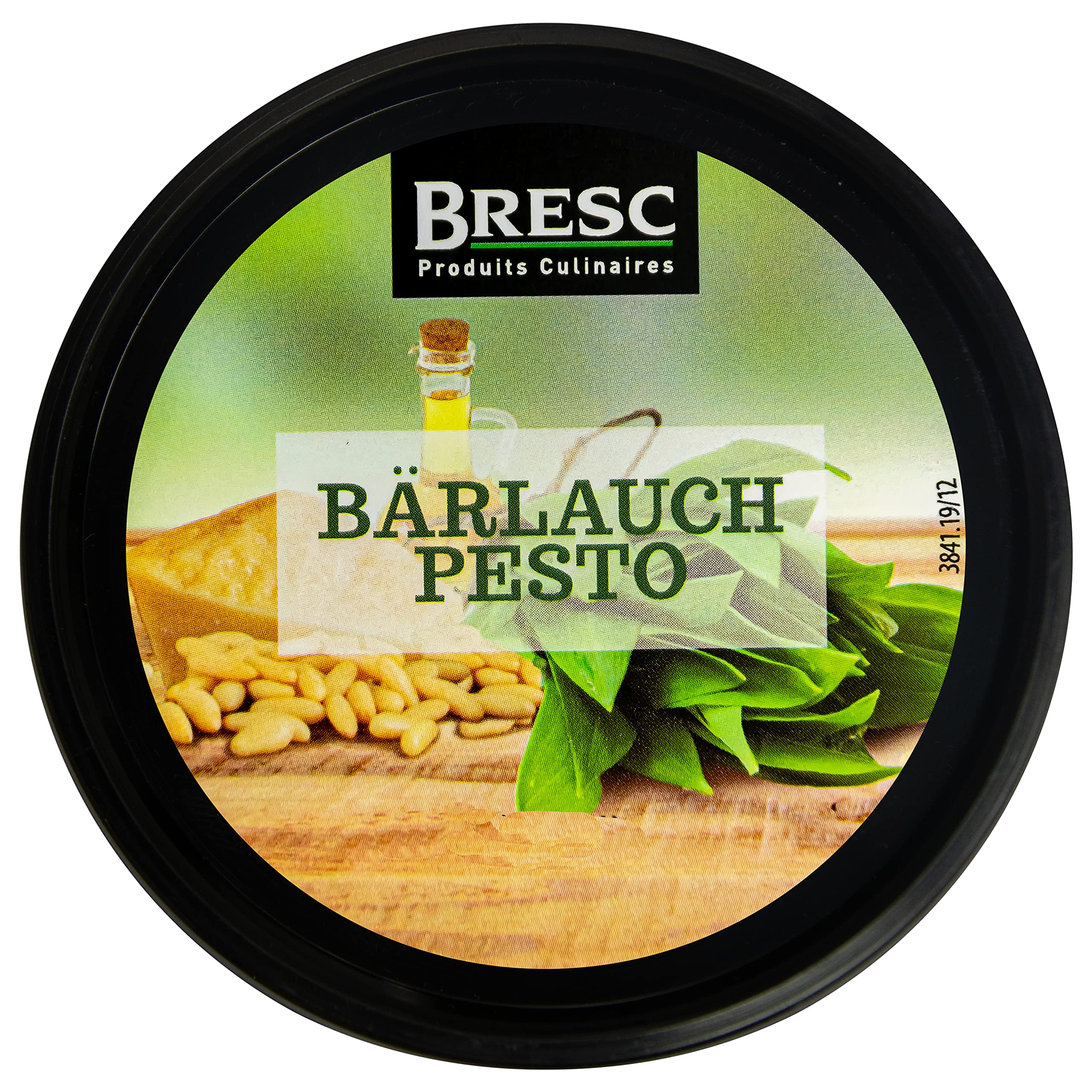 Bresc Bärlauch Pesto Spice Mix - 5x 450g - grünes Pesto aus Bärlauch, Basilikum, Pecorino, Pinienkernen, Sonnenblumenöl und Olivenöl, geschmacksintensive Kräutermischung, kalt und warm genießbar