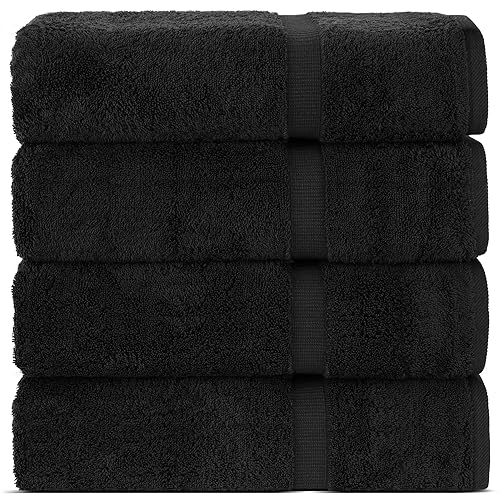 Essential Black Towels