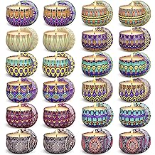 Scented Candles Gift Set, 12/24/48 Pack Candles for Home Scented, Long Lasting Soy Candle, Birthday Gifts for Women, Aromatherapy Candle for Stress Relief, Relaxation, Bath, Yoga