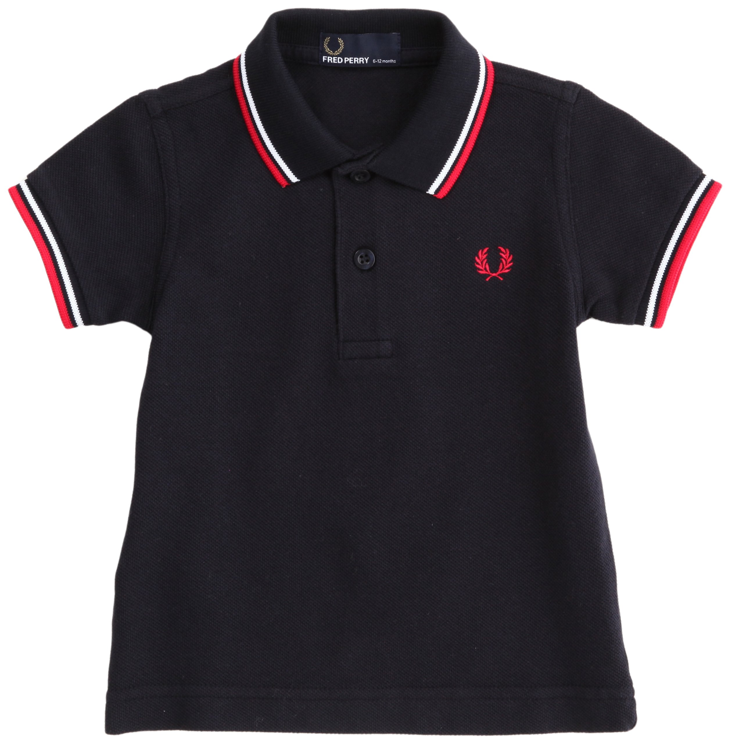 Fred Perry - Polo Sy1225 471 Marine - Couleur Bleu - Taille 6/12 Mois