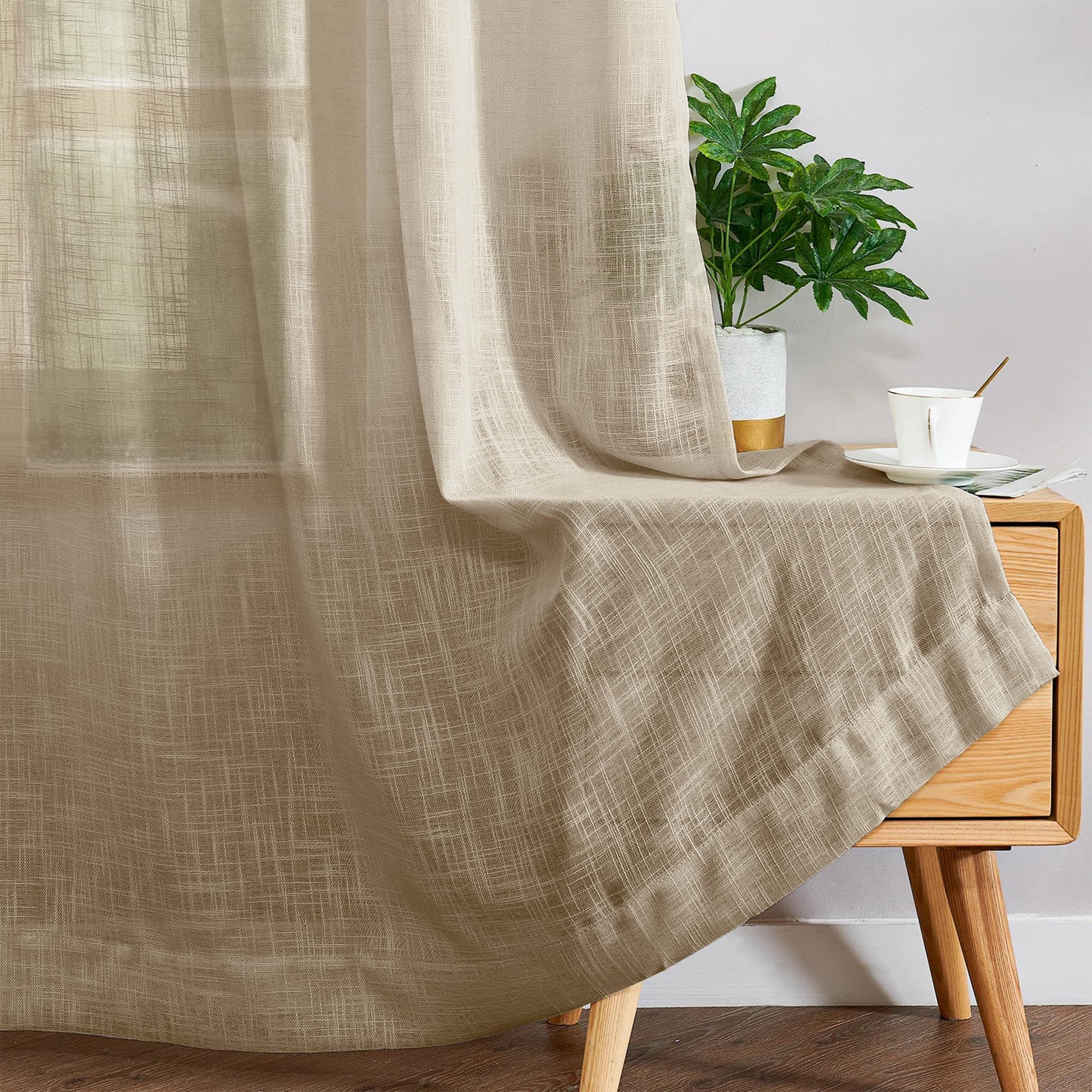 Story@Home Serene Long Door Curtains 9 feet, Polyester Semi-Transparent Long Door Curtains for Living Room, Bedroom, Kids Room, 118 X 275 cm, Camel, 1 Piece, Perfect for Festive Gifting (B0C9TXF8VC) Amazon Price History, Amazon Price Tracker