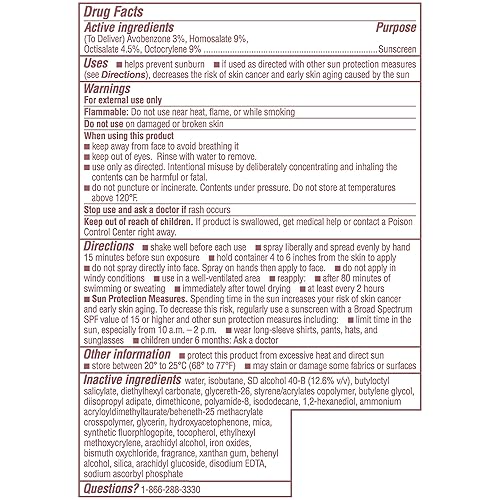 Miniatura 11 de Coppertone Glow with Shimmer Sunscreen Spray SPF 50, Water Resistant Spray Sunscreen, Broad Spectrum SPF 50 Sunscreen Spray, 5 Oz Spray