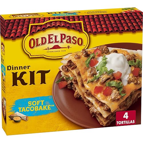 Old El Paso Soft Taco Bake - Kit de cena de 84 onzas paquete de 6