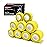 FRESINIDER 9 Rolls Self Adhesive Wrap Athletic Tape Gauze, Breathable Elastic Cohesive Bandage for Sports Injury & Pet (7 Pcs 2 x 5 Yards + 2 Pcs 1 X 5 Yards) (Yellow)