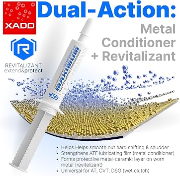 XADO AMC Automatic Transmission Additive Hard Shifting Instant Shudder Fixx - Atomic Metal Conditioner Maximum Slip Fix (Syringe 30ml)