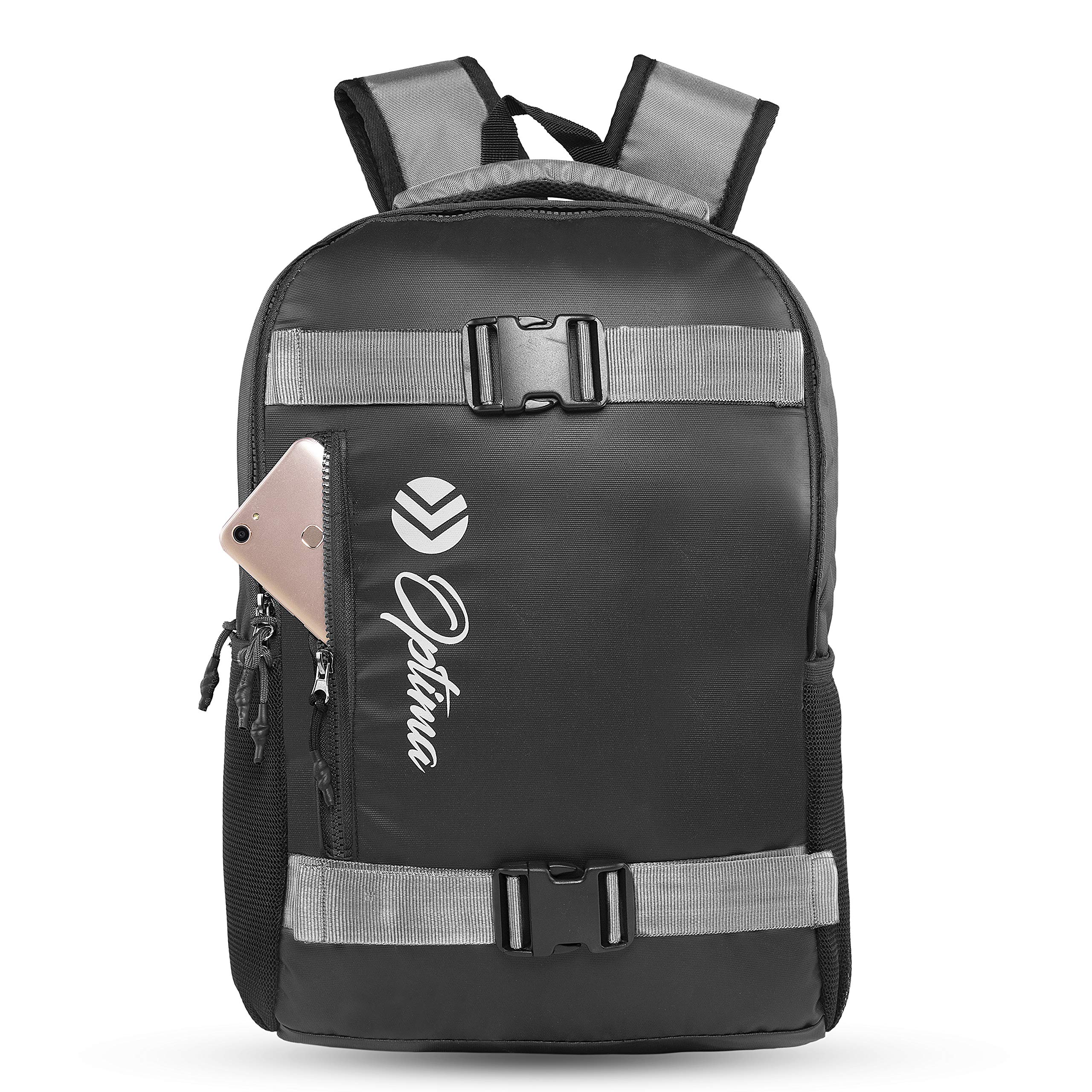 OPTIMA Santa backpack Travel Laptop Backpack, Business Durable Laptops Backpack, Water Resistant College School Computer Bag for Women & Men Laptop and Notebook - (black) (B0854L73YZ) Amazon Price History, Amazon Price Tracker