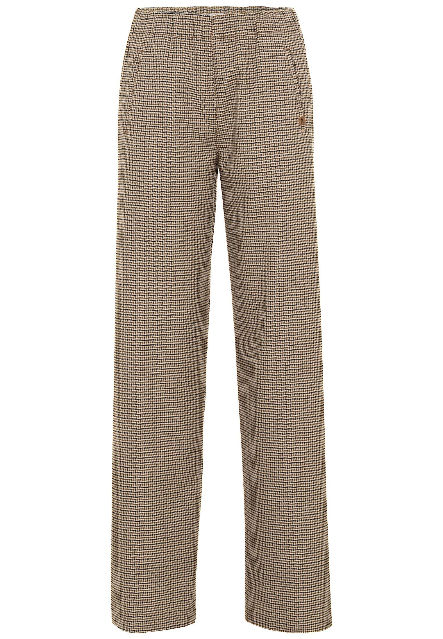 camel active Women's Trousers, Check Nougat, 31W x 32L