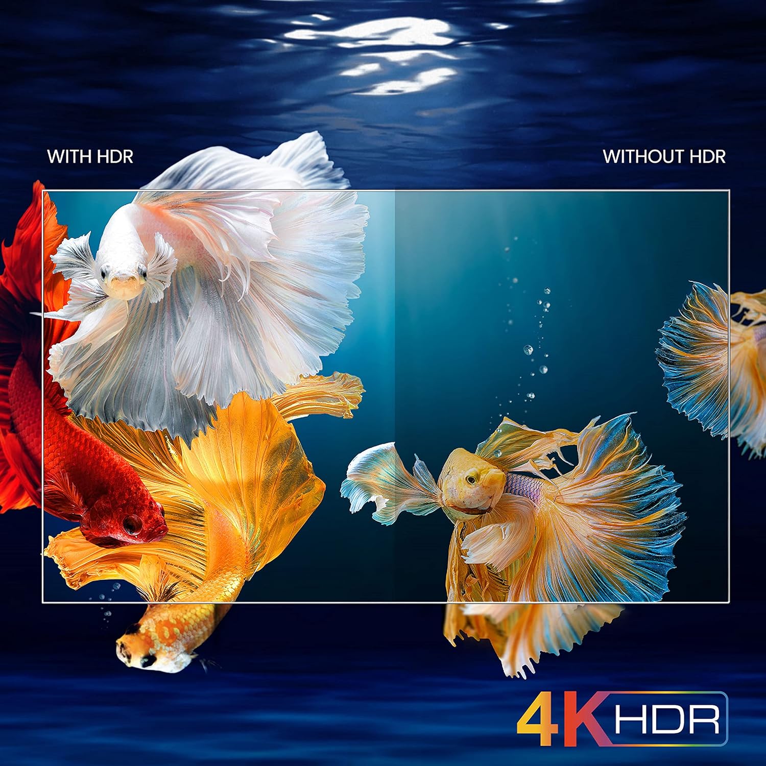 4K HDR comparison on iFFALCON 43K71