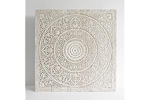 Queen Carved Wooden Panel Back Headboard For Sale