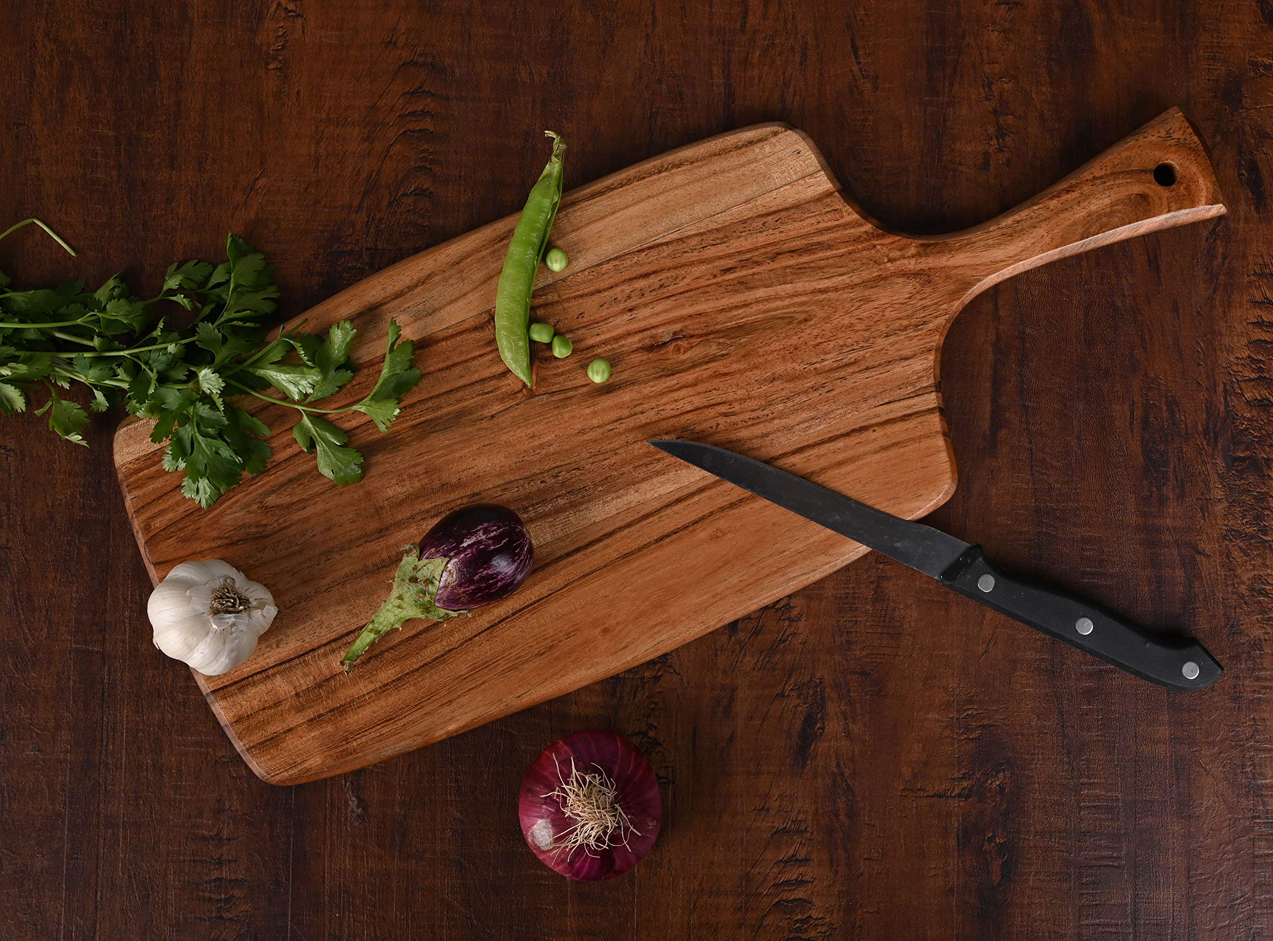 Badiwal Interio Acacia Wood Cutting Board - Wooden Kitchen Chopping Boards for Vegetables, Fruits, Meat, Cheese, Bread & Wooden Serving Platter(17" * 7") (B08ZYQXVZ3) Amazon Price History, Amazon Price Tracker