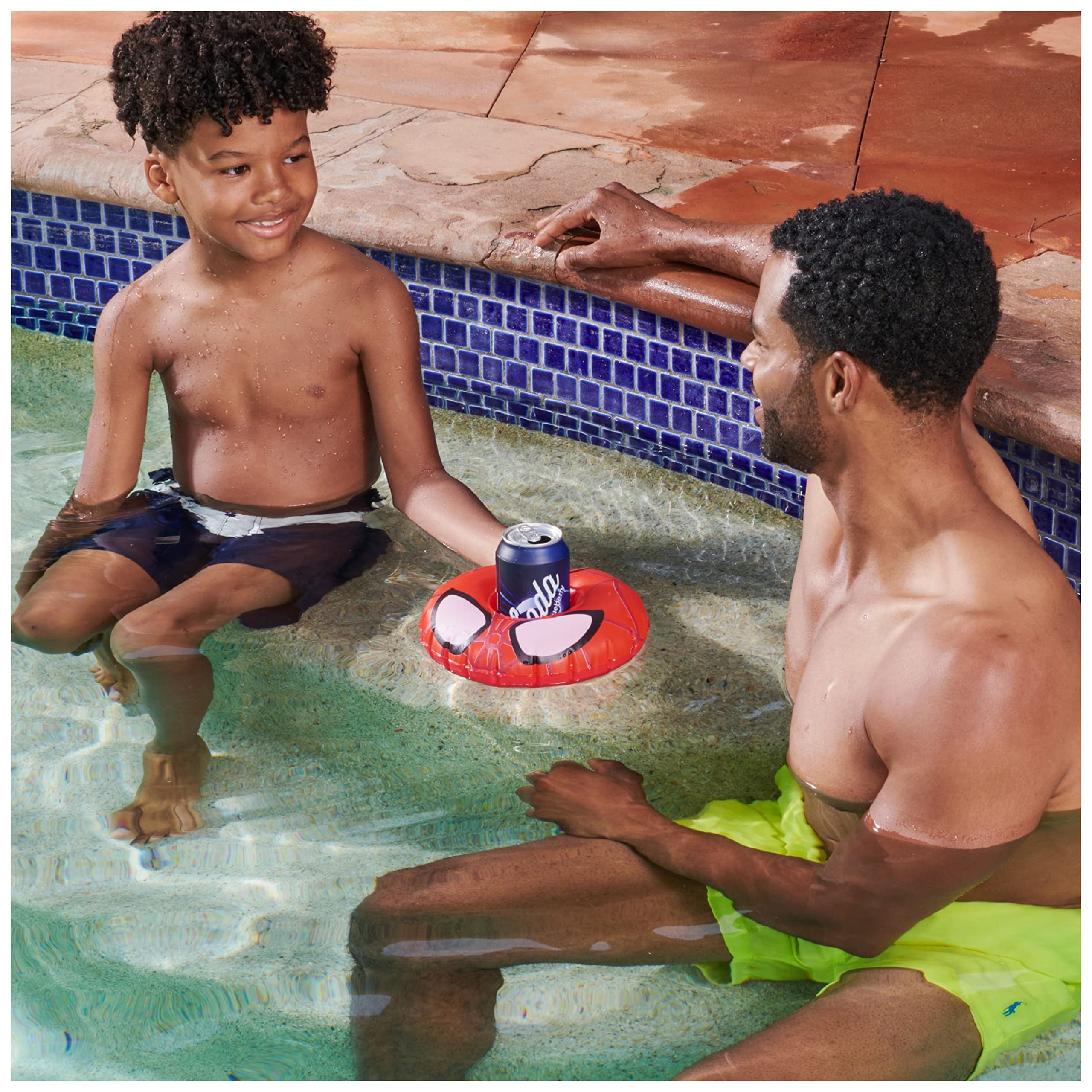 Snapklik.com : Swimways Marvel Spidey Floating Drink Holders ...