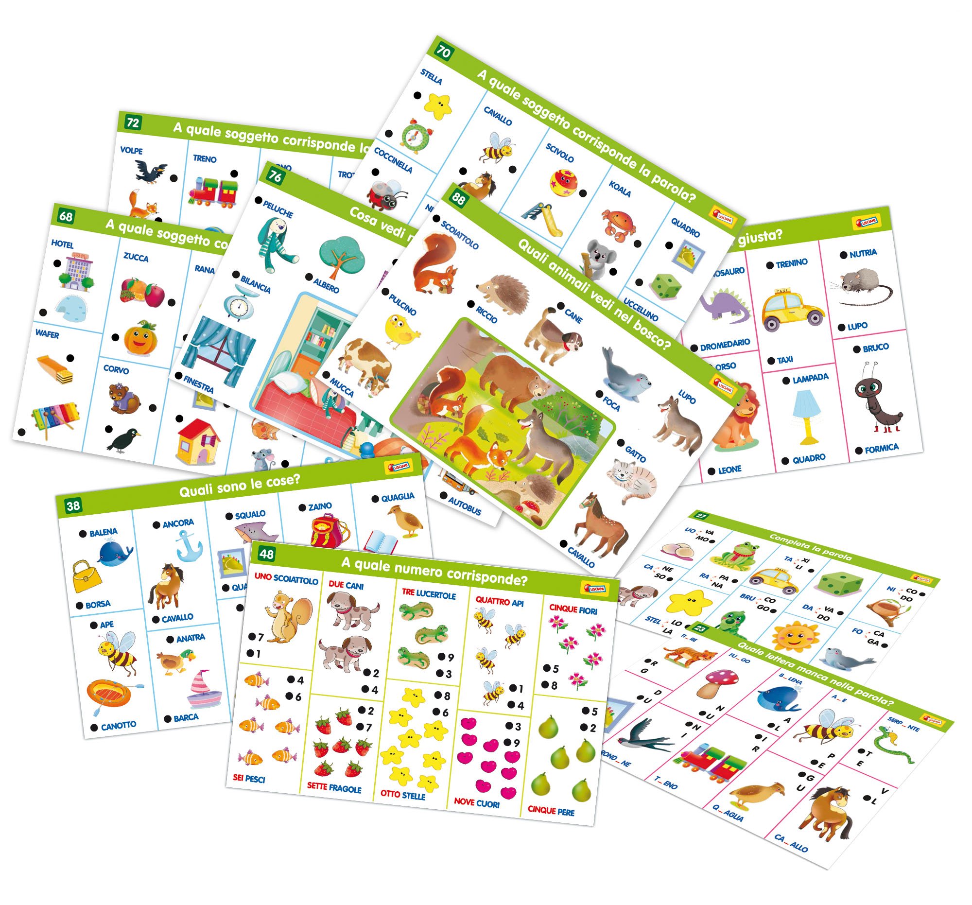 Liscianigiochi Lsi Carotina Penna Parl.1000 Domand 49363, Multicolore, 38.8 x 28.5 x 5.7 cm 700 grammi