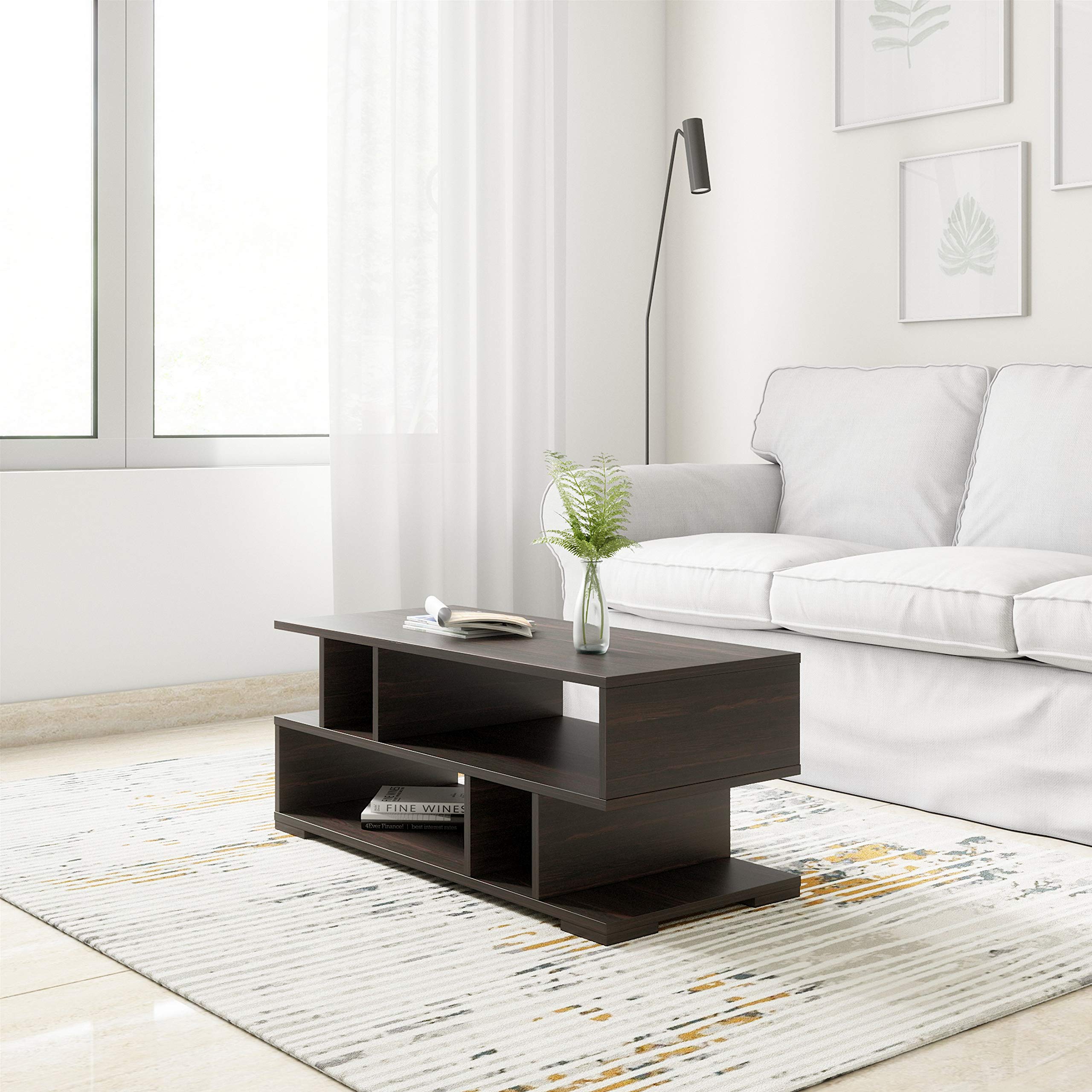 Amazon Brand - Solimo Quess Engineered Wood Coffee Table (Wenge Finish) (B07RG7H1BB) Amazon Price History, Amazon Price Tracker