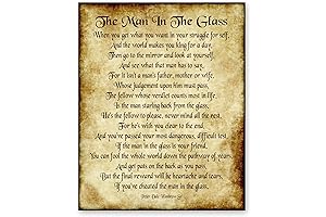 The Man in the Glass Wall Art by Peter Wimbrow Sr -...