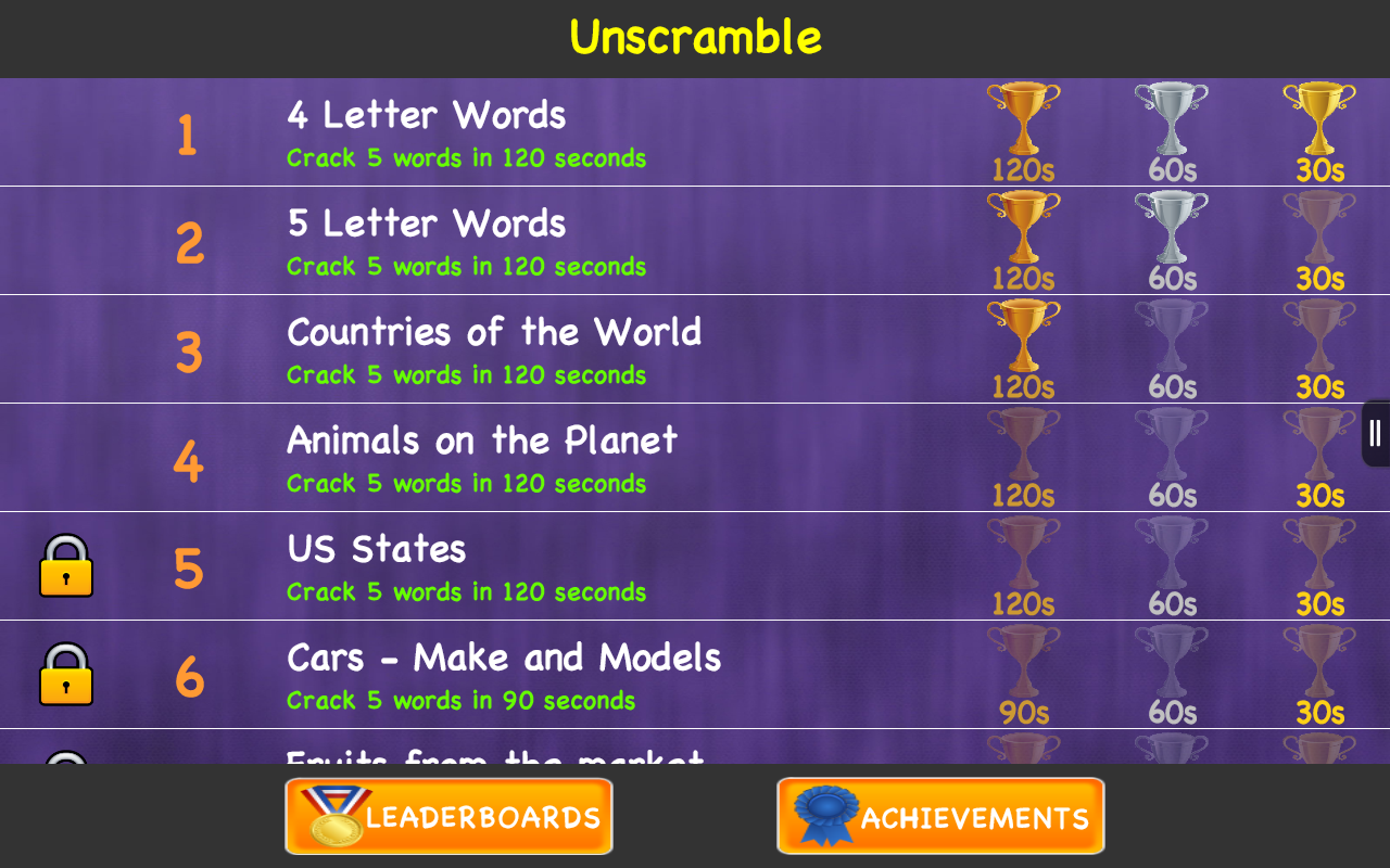 Unscramble Best Free Jumbled Anagrams Words Games App on Amazon