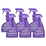HOPE\'S Perfect Countertop Cleaner and Polish 22-Ounce, Streak-Free Multi-Surface Cleaning Spray, Safe on Stone, Laminate, CORIAN, Granite, Quartz, Marble, Pack of 6