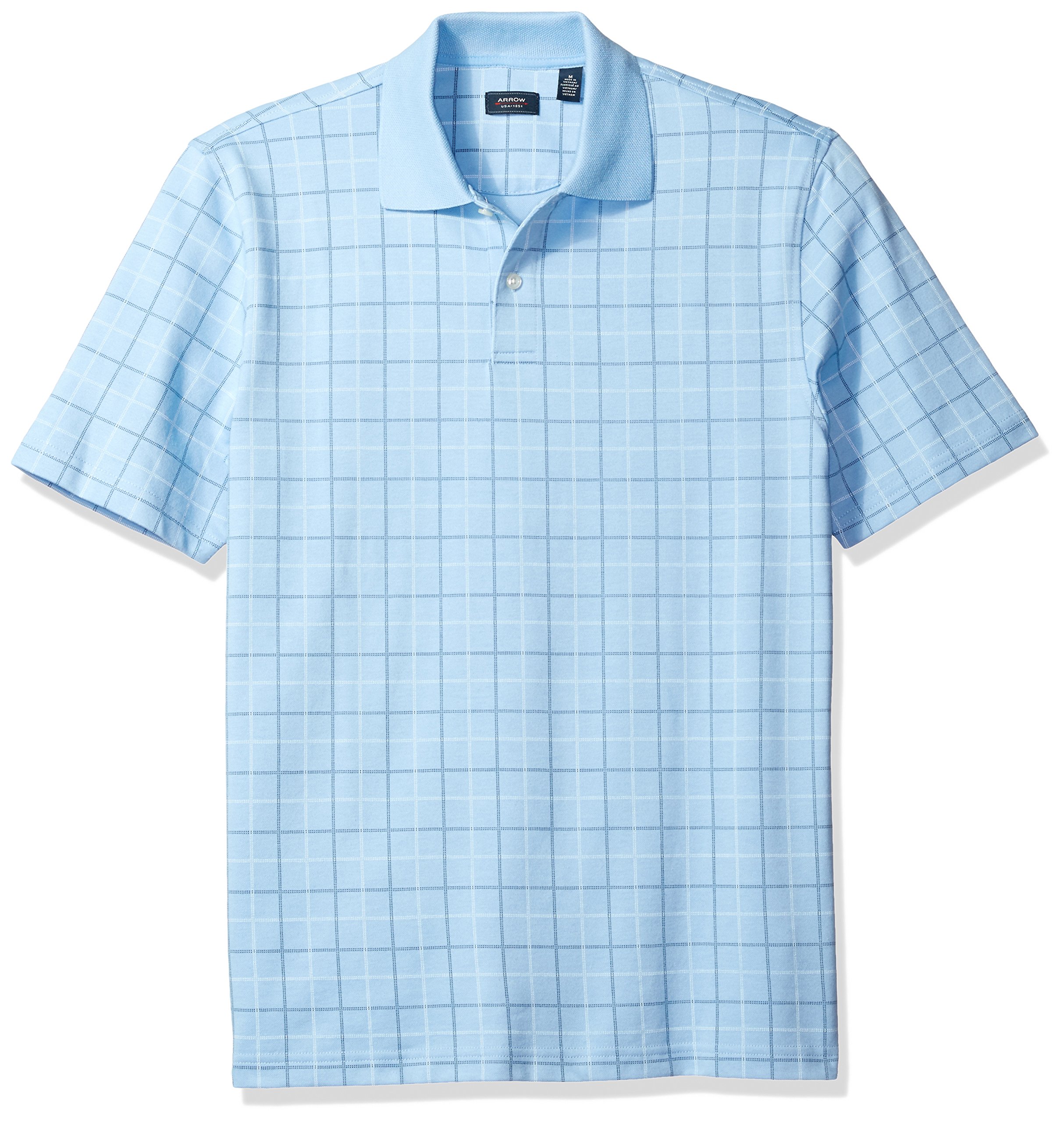 Arrow 1851 Men's Dover Short Sleeve Oxford Polo Shirt