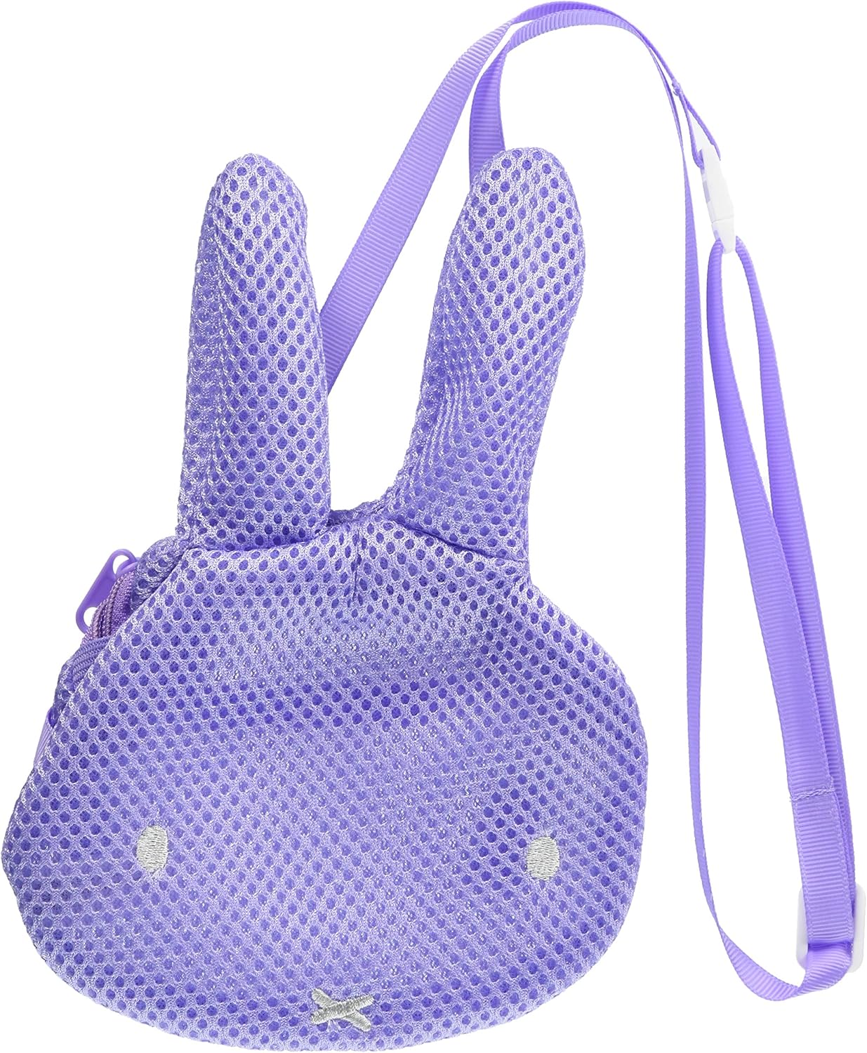 I Planning Miffy K2021D Washable Pocket Pouch, Purple, W 6.7 x H 8.7 inches (17 x 22 cm)