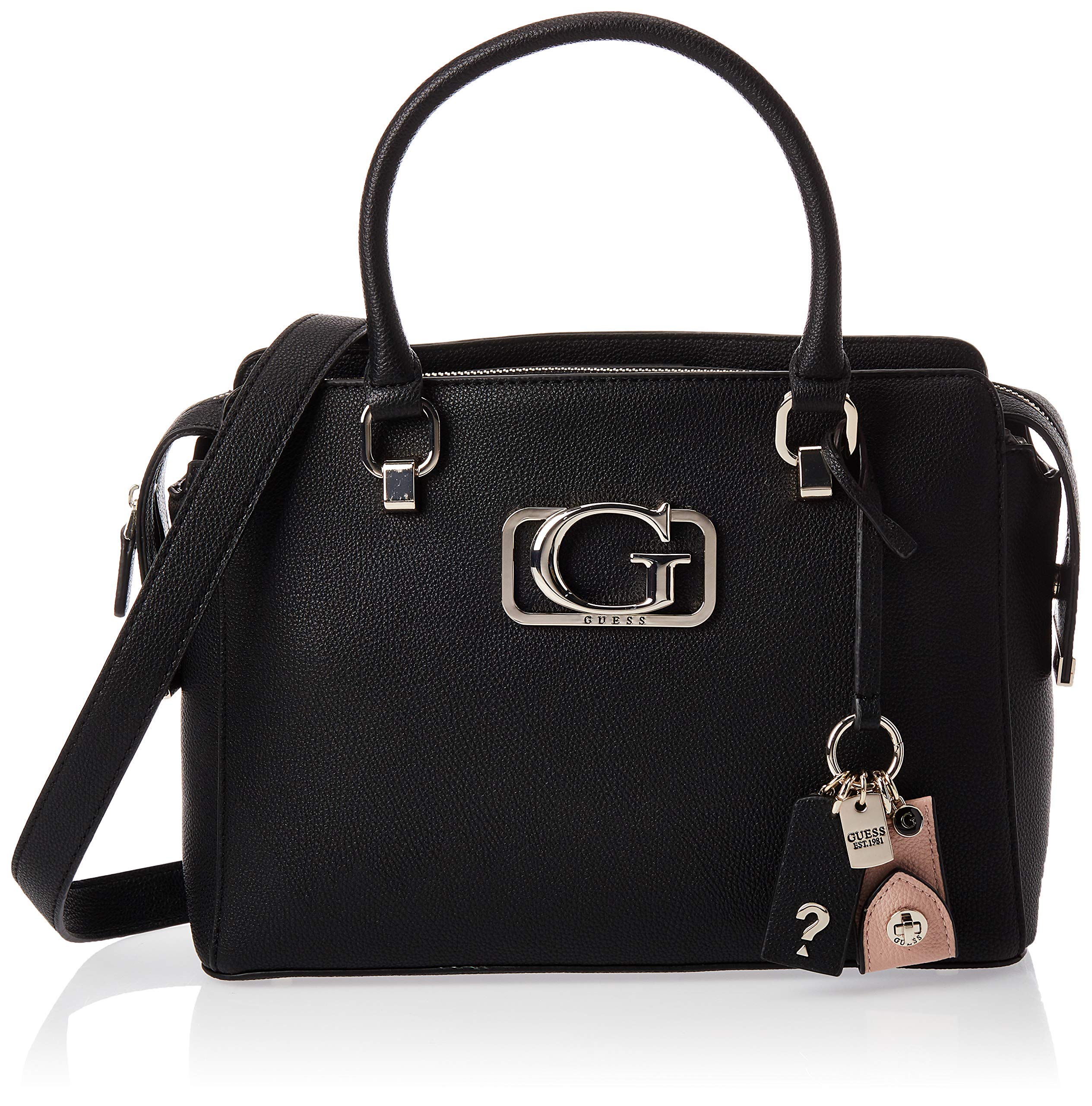 GUESS Women's Annarita Girlfriend Satchel Hand Bag, 11x23x32 Centimeters (W x H x L)