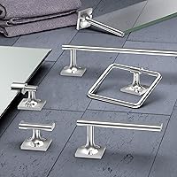 Vista 2 de Gatco 5586 Waterline - Estante de cristal, cromado