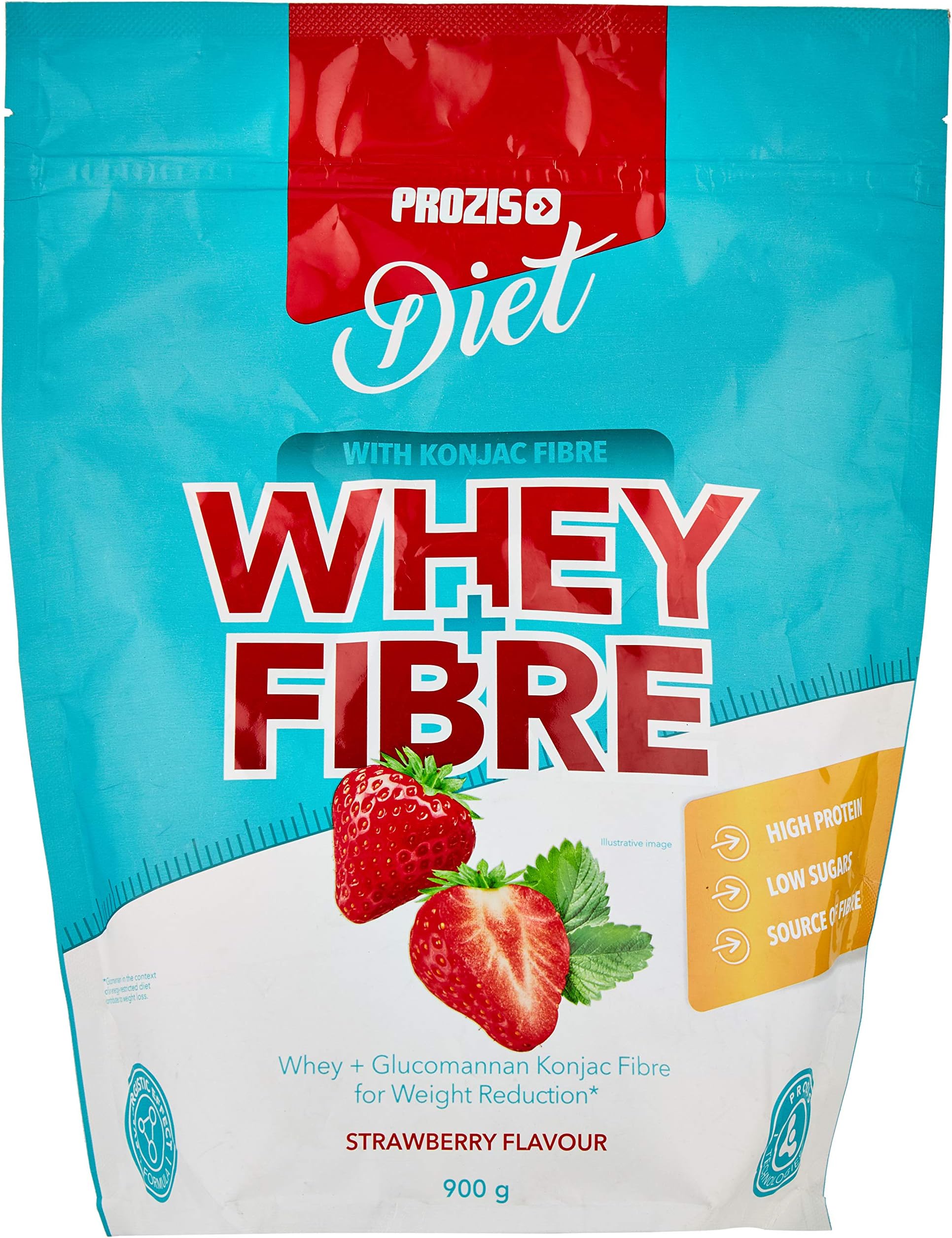 Prozis Whey + Fibre 900 g, 110 g