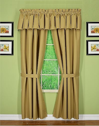 Miniatura 3 de Today's Curtain Horizon 3LayerLock True Blackout - Par de paneles térmicos de 80 pulgadas de ancho con alzapaños, juego de 4 piezas, 54 pulgadas de