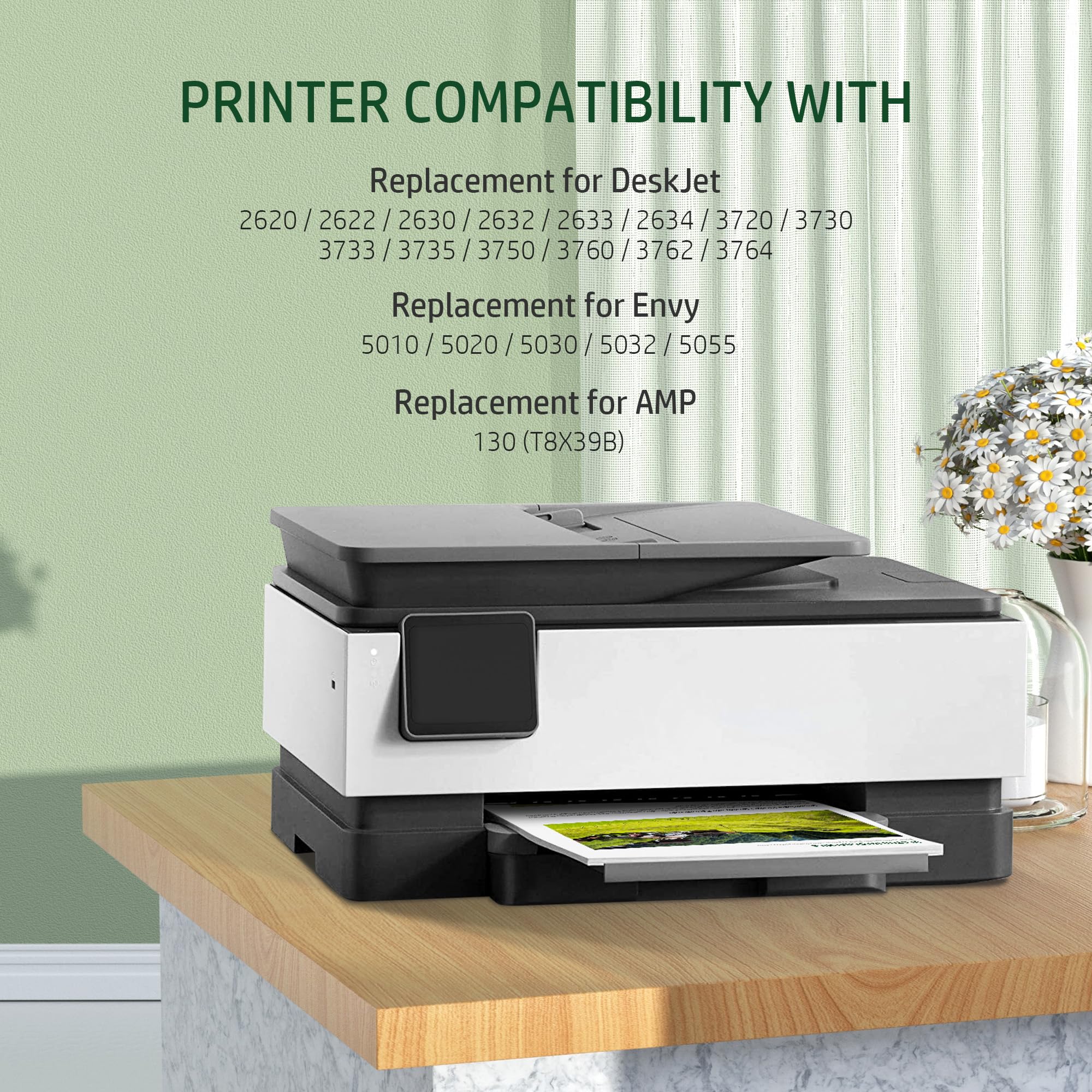 Coloran 304XL Rigenerate Cartucce per HP 304XL Nero e Colore per DeskJet 3760 3750 2620 2630 3700 2600 3720 3730 3762 3764 Envy 5030 5010 5032 5020 (2-Pack, ad Alta Capacità)