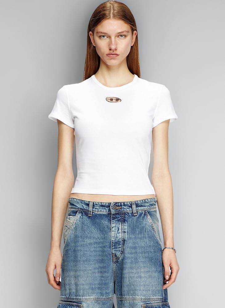 Diesel ディーゼル アンナ-Dnm Tシャツ Diesel ディーゼル アンナ-Dnm Tシャツ ANNA-DNM Long-sleeve T