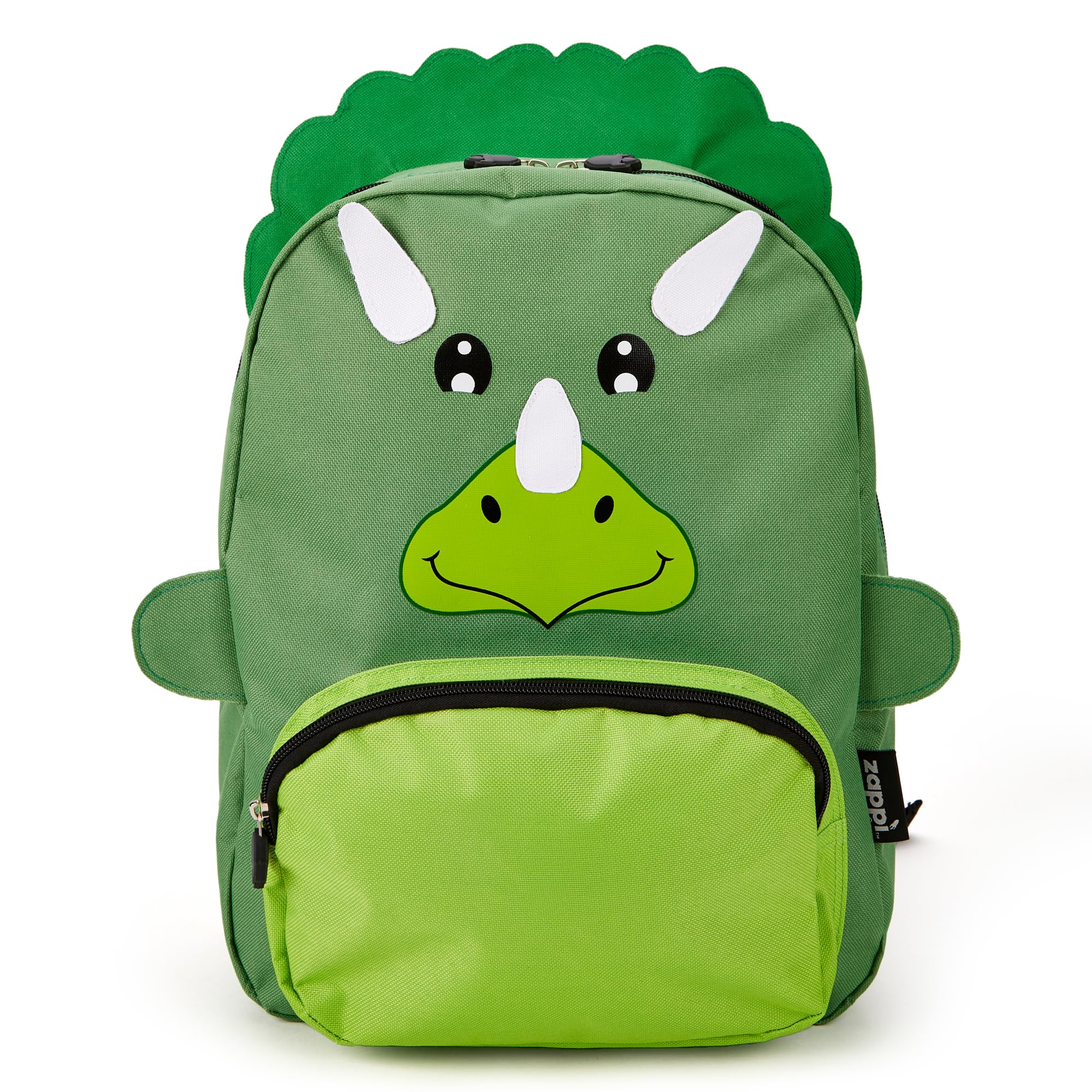 Zappi Baby Animal Backpack Triceratops -Fun Dino Rucksack for Boys and Girls - Back to School Essential any Dinosaur Fan