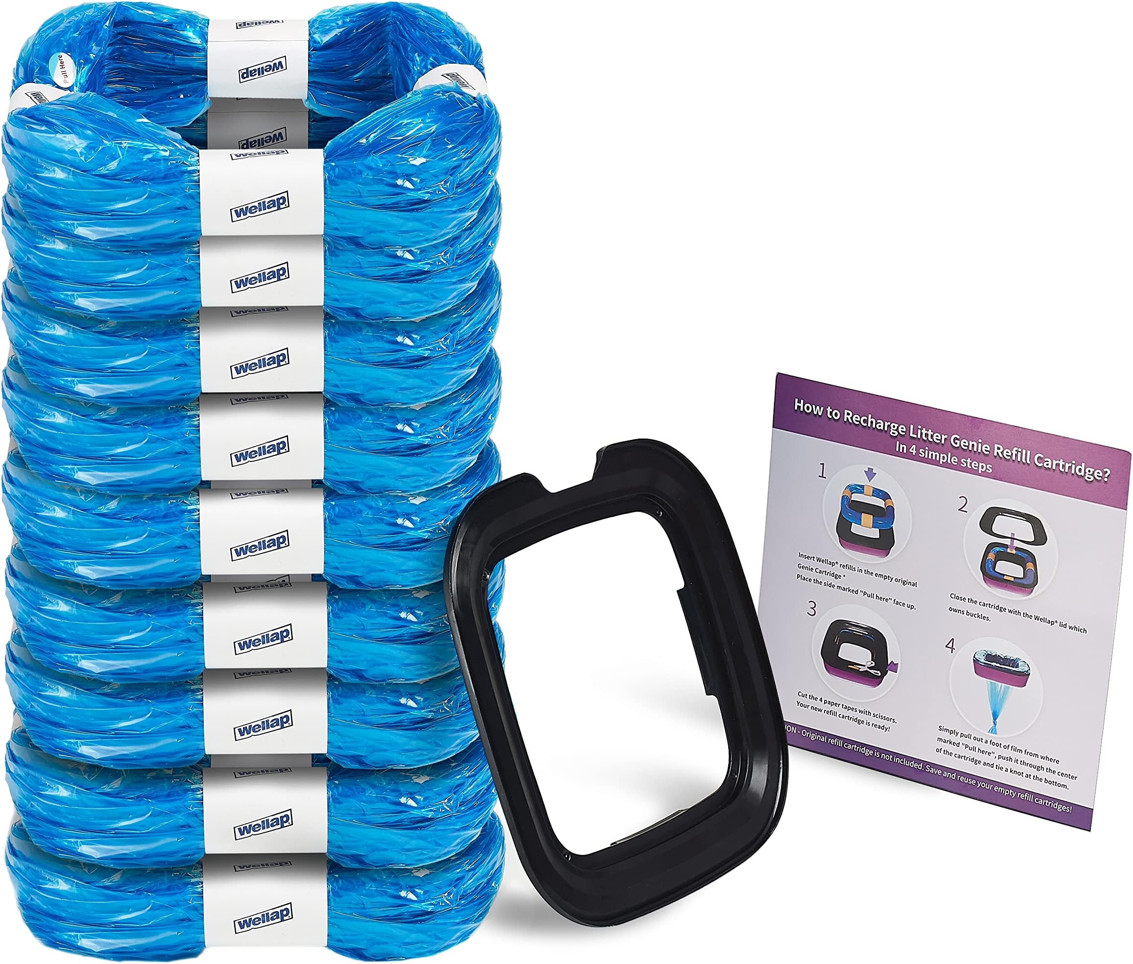 Litter Genie Refill ,blue(4 Pack) Amazon.co.uk Pet Supplies