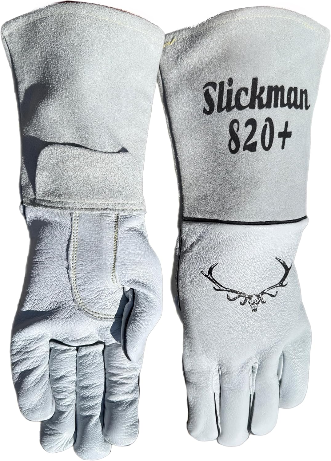 Slickman 820 Plus Premium Elk Skin Welding Glove Muliti Task, TIG/MIG/Stick Made For Craftsman