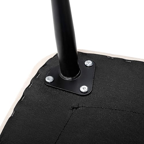 Miniatura 23 de BIRDROCK HOME Taburete otomano de terciopelo con curva capitonada, reposapiés acolchado tapizado para sala de estar o dormitorio, silla decorativa