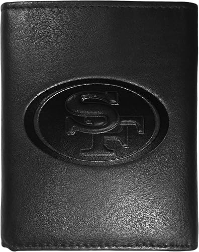 Miniatura 3 de Siskiyou Sports Cartera de piel en relieve con tres pliegues