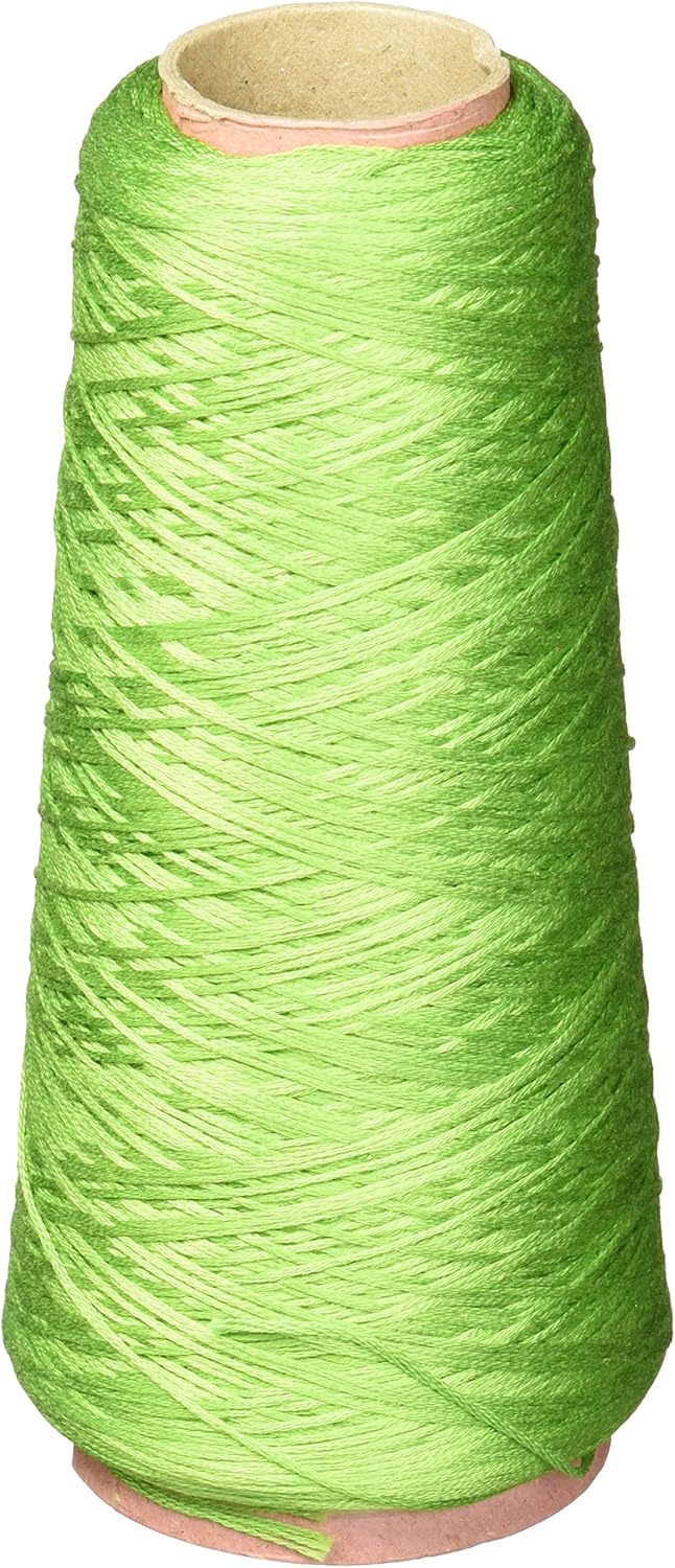 DMC Six Strand Embroidery Cotton 100 Gram Cone, Chartreuse