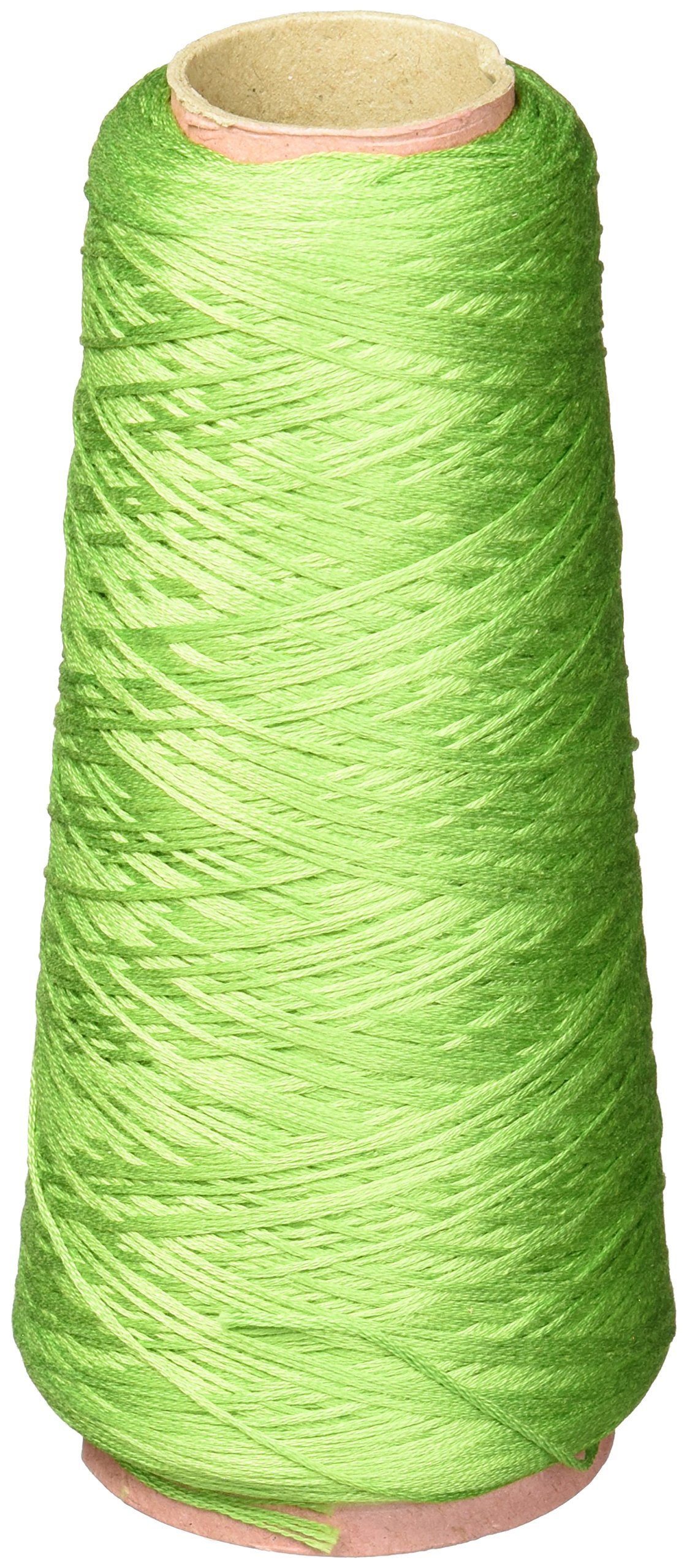 DMC Six Strand Embroidery Cotton 100 Gram Cone, Chartreuse