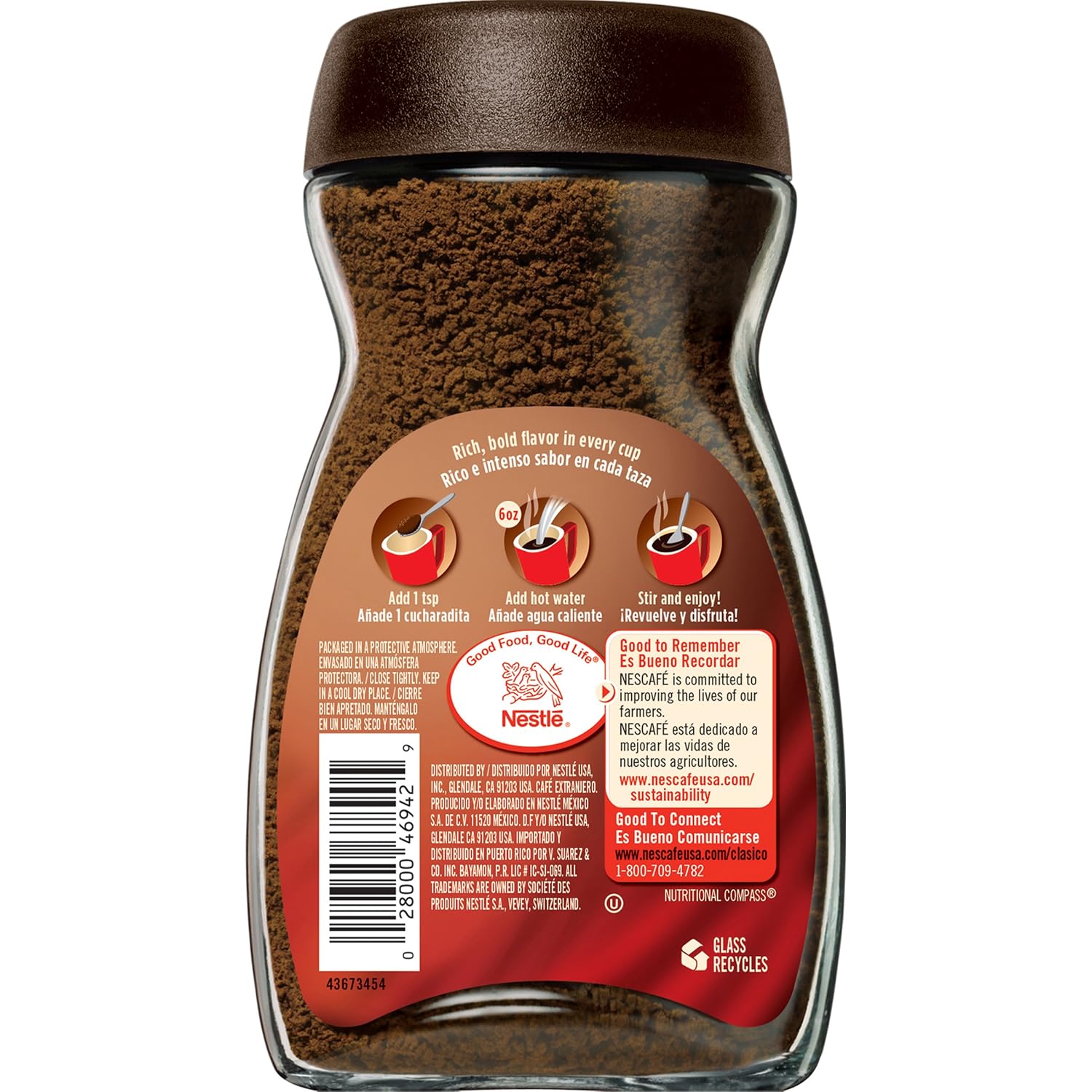 Nescafe Clasico Instant Coffee Jar, 3.5 Ounce