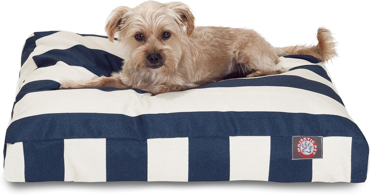 Majestic Pet Rectangle Small Dog Bed Washable Non Slip
