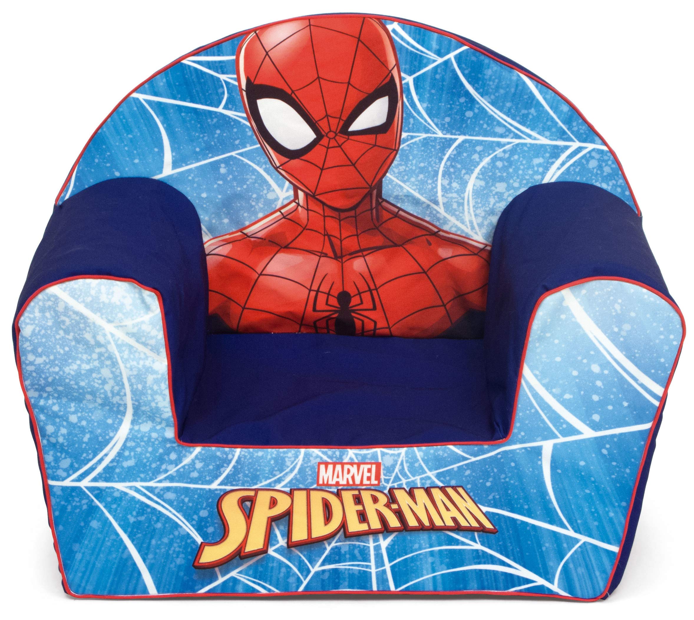 ARDITEX Sillón Infantil Spiderman Sofá Desenfundable Espuma 42 x 52 x 32 cm