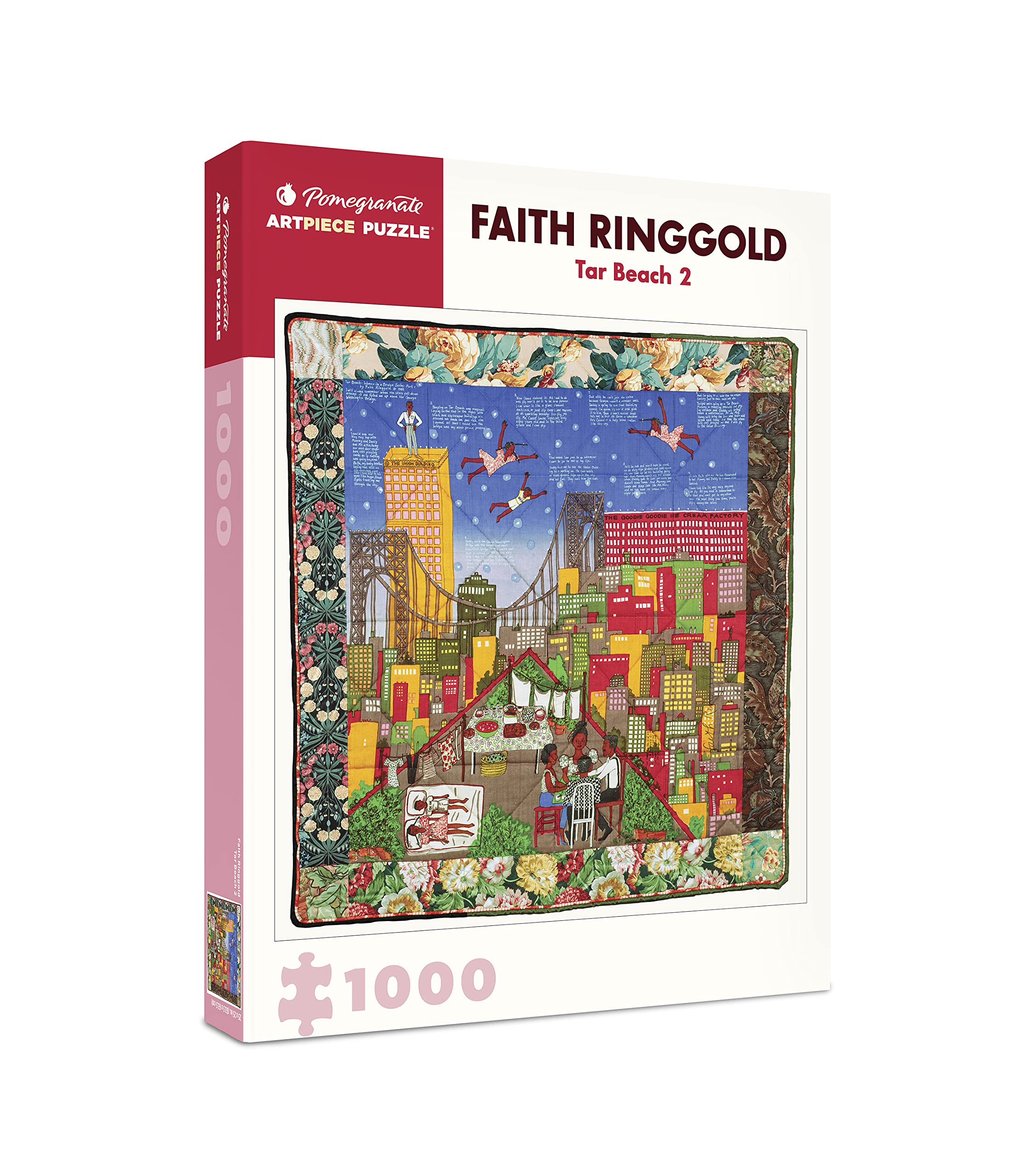 Pomegranate 1000-Piece Jigsaw Puzzle for Adults, Faith Ringgold's Tar Beach 2, Matte Finish, Snug Fit