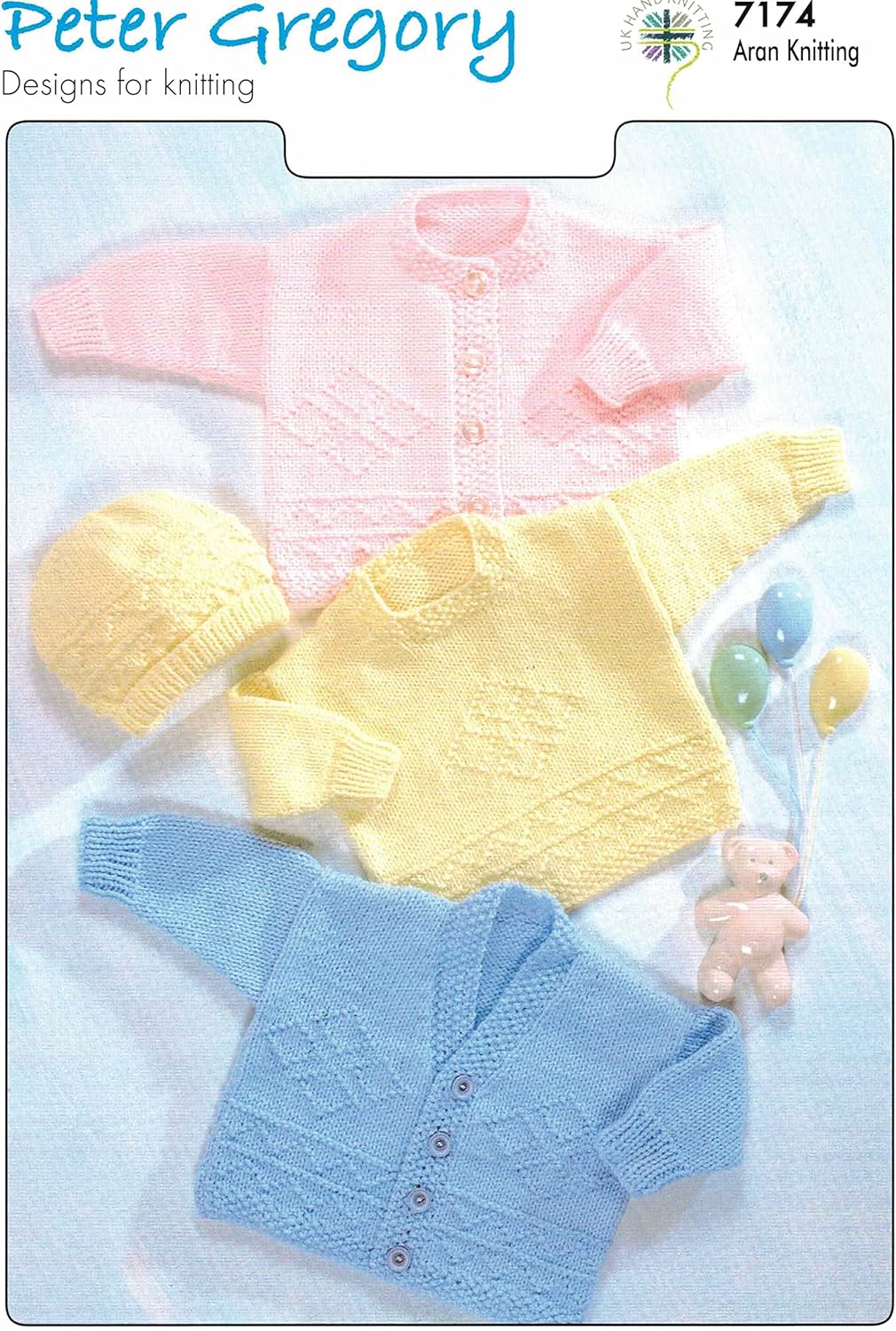 Peter Gregory 7174 Baby Cardigans, Sweater/Jumber & Knitting