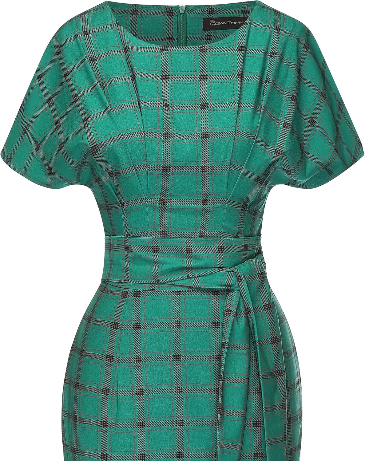 GownTown Women's 50s 60s Vintage Sexy Fitted Office Pencil Dress