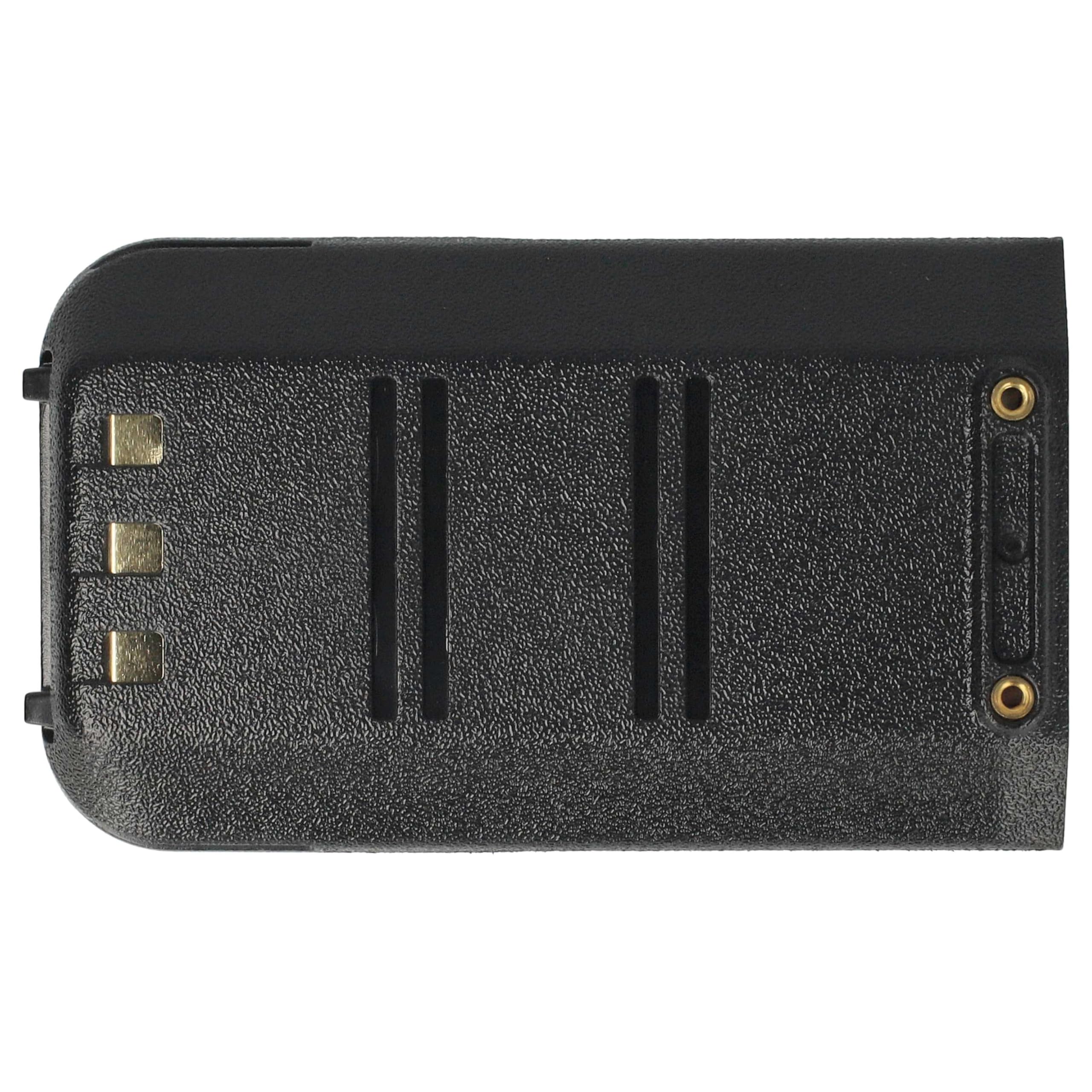 vhbw 2x batteria compatibile con TYT/Tytera MD-446, MD-380 radio (2000mAh, 7,4V, Li-Ion) + clip
