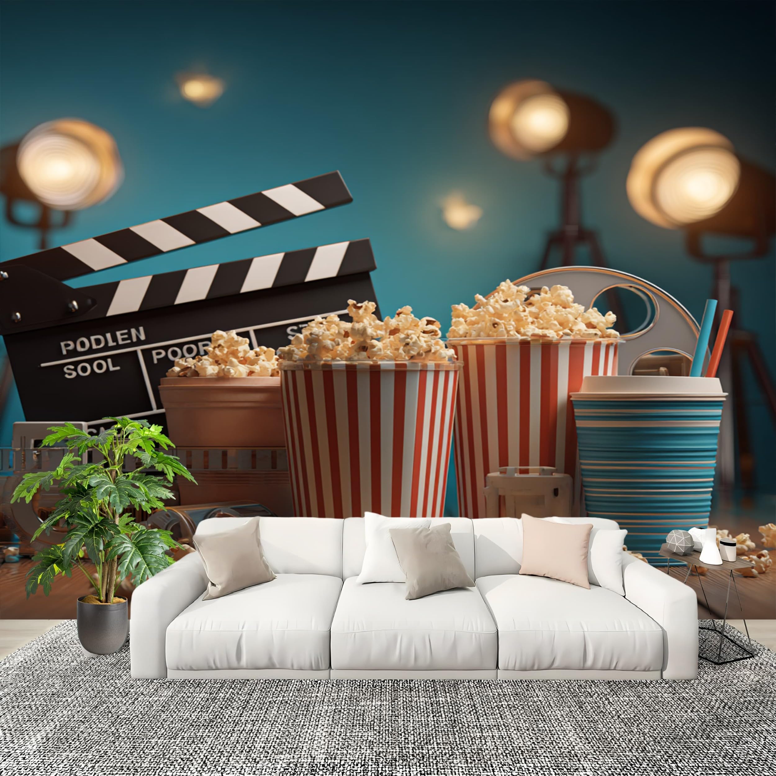 Naklejki ścienne dla dzieci tapeta do pokoju dziecięcego 350 x 256 cm film zdjęcia motywy 3D dekoracja ścienna naklejka na zdjęcie tapeta jasnoniebieska fototapeta dom naklejki dla dzieci dziewczynki