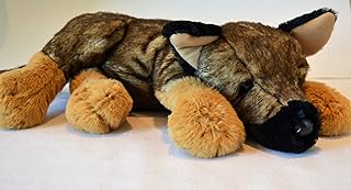 Reclining German Shepherd Puppy - Stuffed Animal Therapy for People with Memory Loss from Aging and Caregivers